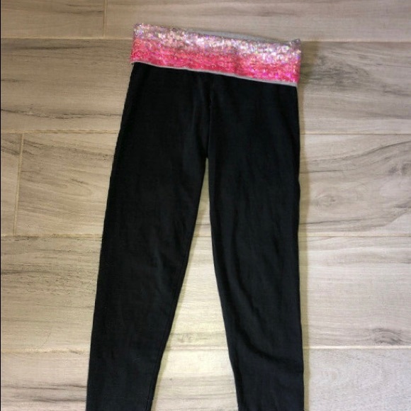 LOVE PINK VICTORIA SECRET XS LEGGINGS - Picture 2 of 2